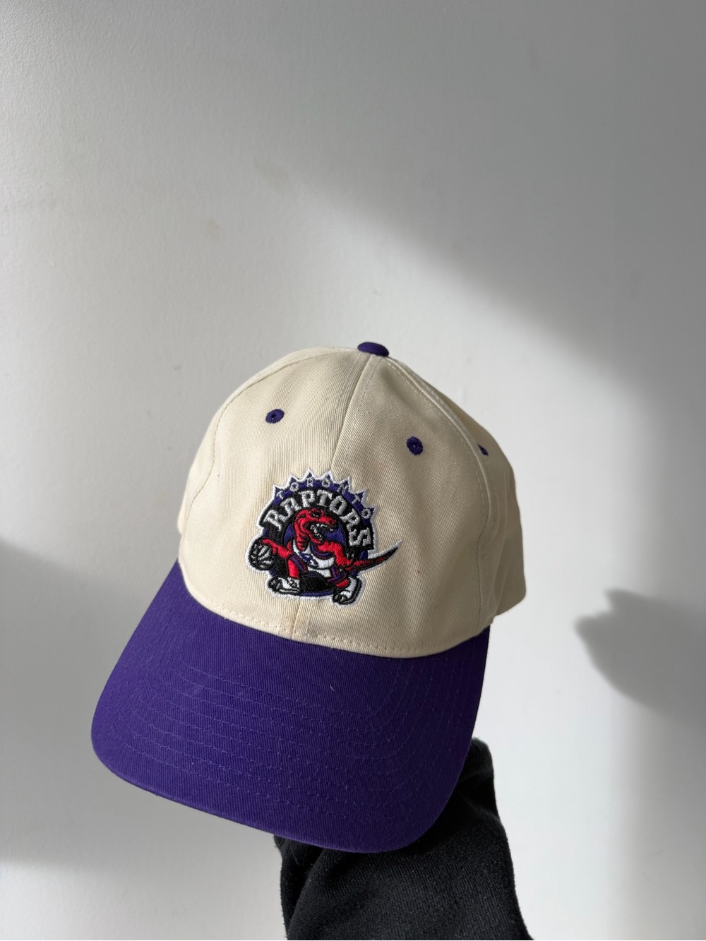 Raptors limited run Two-Tone Beige and Purple Cap